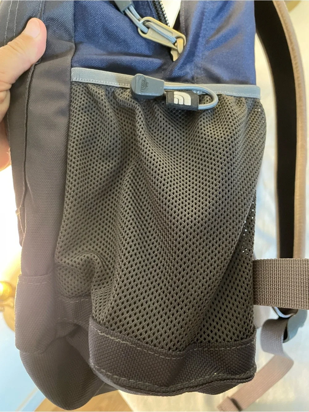 The North Face Jester Backpack Blue Grey Hiking Day Pack Laptop School Bag